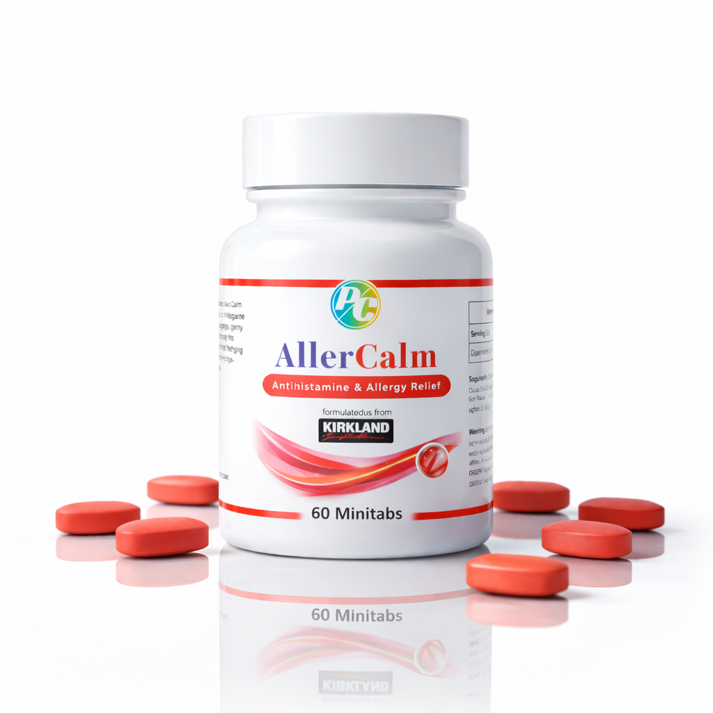 AllerCalm Allergy Medicine -- 25mg Diphenhydramine HCI Minitablets